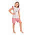 Girls summer pajama set Hedgehog t-shirt + Cashmere shorts